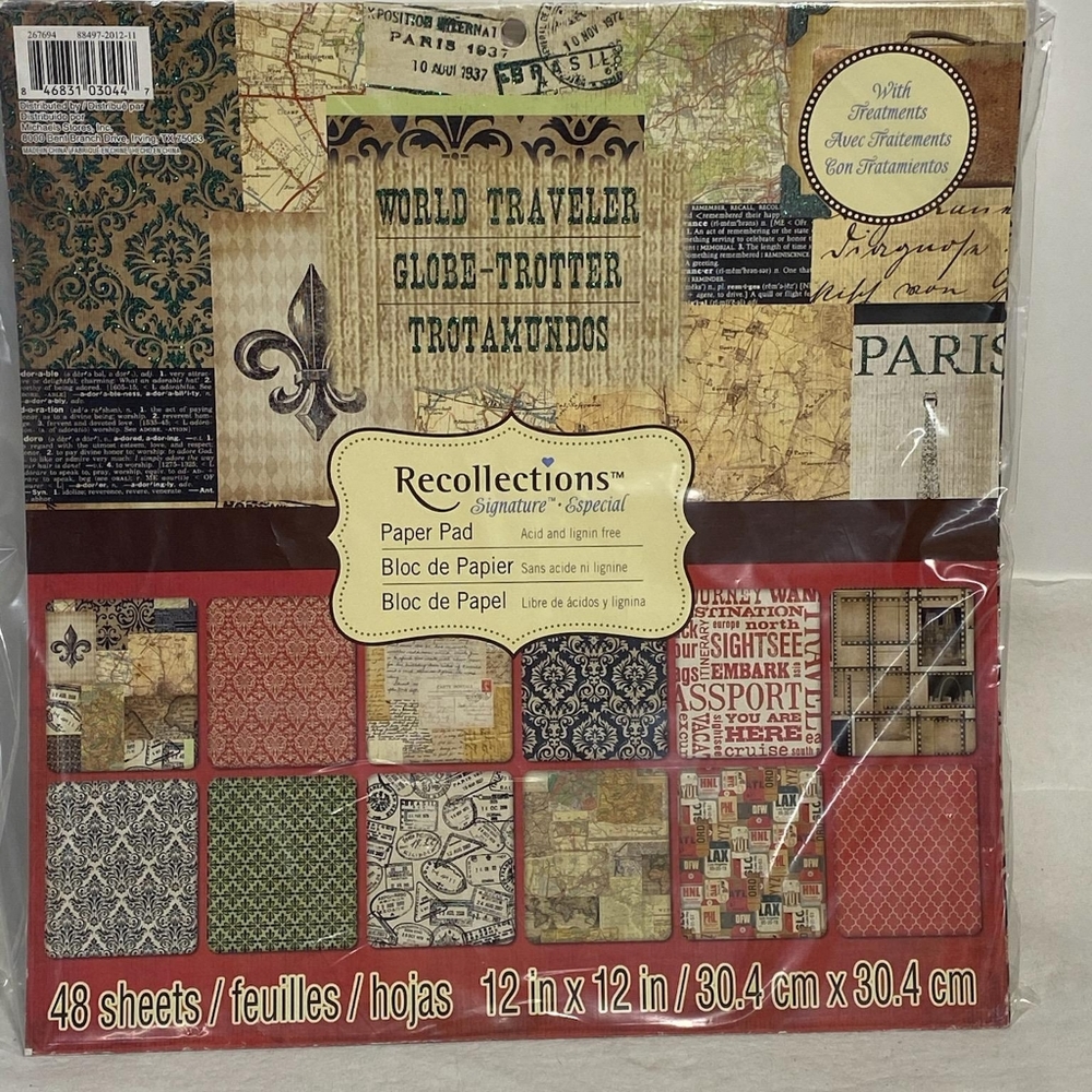 Traveler Paper Pack, 12” x 12”